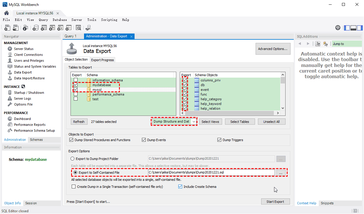 MySQL Workbench 數(shù)據(jù)選擇