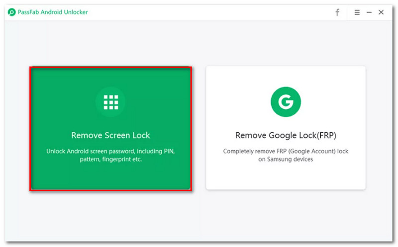 PassFab Android Unlocker 移除屏幕鎖定