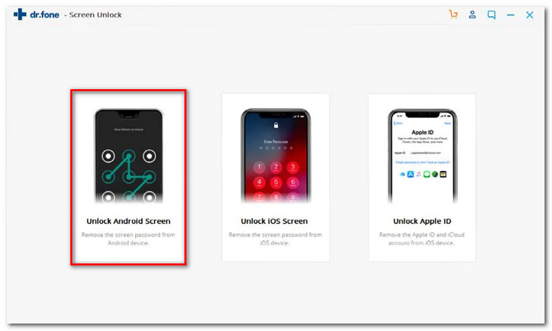DR Fone 解鎖安卓屏幕